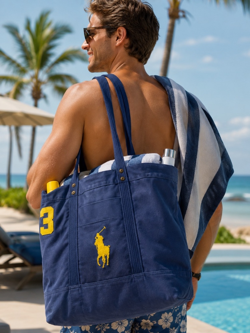Polo Ralph Lauren beach or travel bag